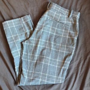 Plaid Formal Pants